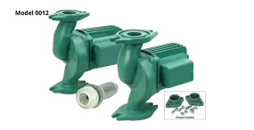 0012-BF4-J | Circulator Pump | Bronze | 1/8 HP | 115V | Single Phase | 1.33A | 3250 RPM | Flanged | 52 GPM | 14.5ft Max Head | 125 PSI Max Press. | Series 0012 | Taco