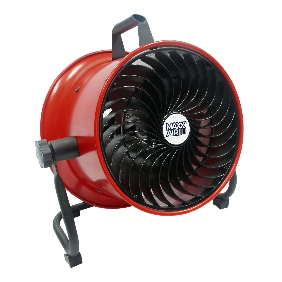 10 In. 3-Speed Tilting High Velocity Floor Fan with Steel Shroud