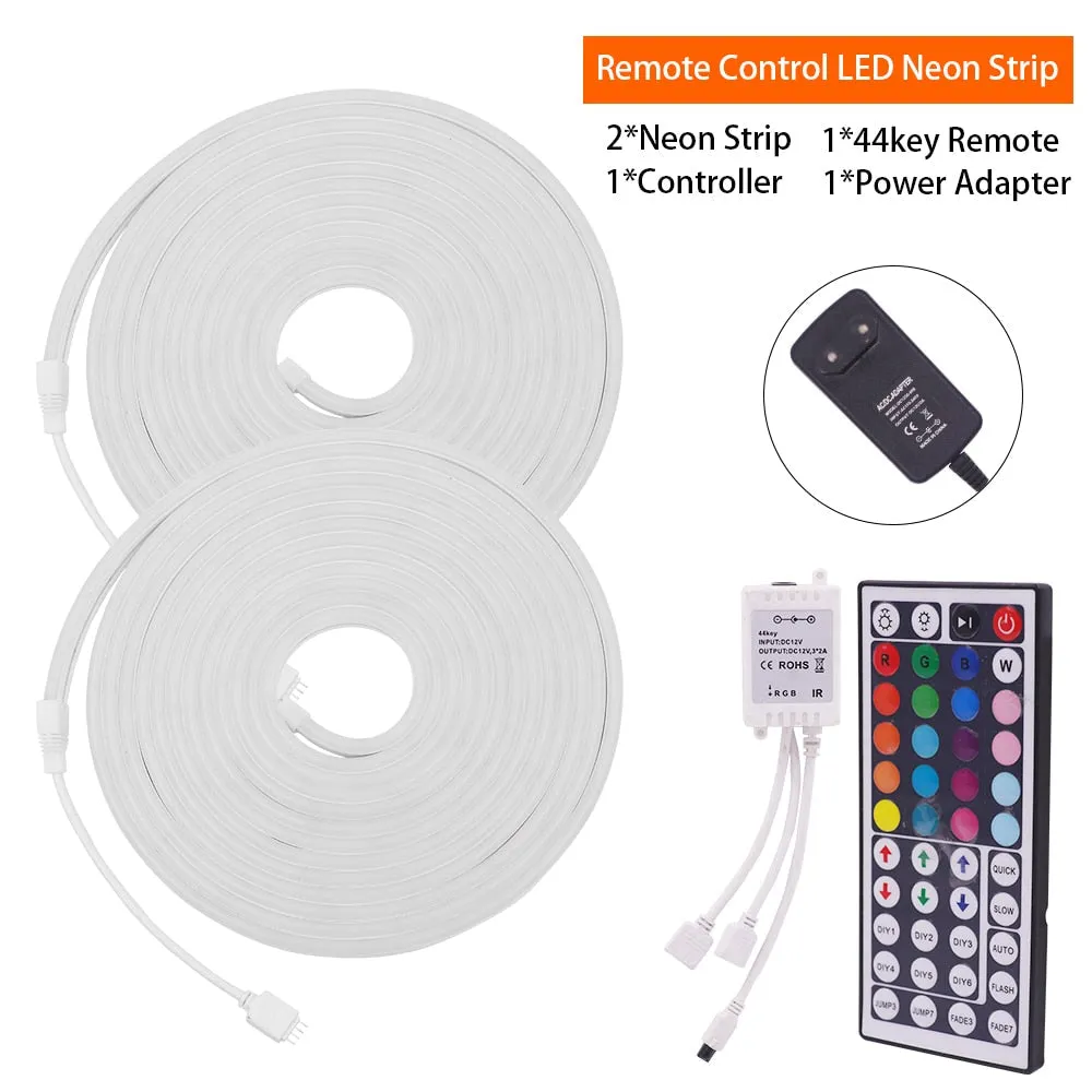 12V RGB LED Neon Light Strip: Smart, Dimmable Decor for Gazebos