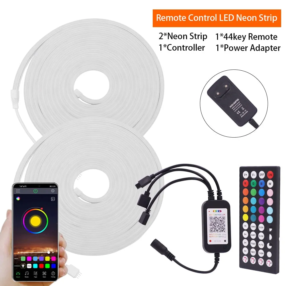 12V RGB LED Neon Light Strip: Smart, Dimmable Decor for Gazebos