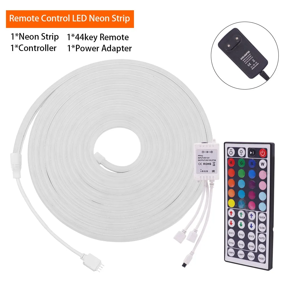 12V RGB LED Neon Light Strip: Smart, Dimmable Decor for Gazebos