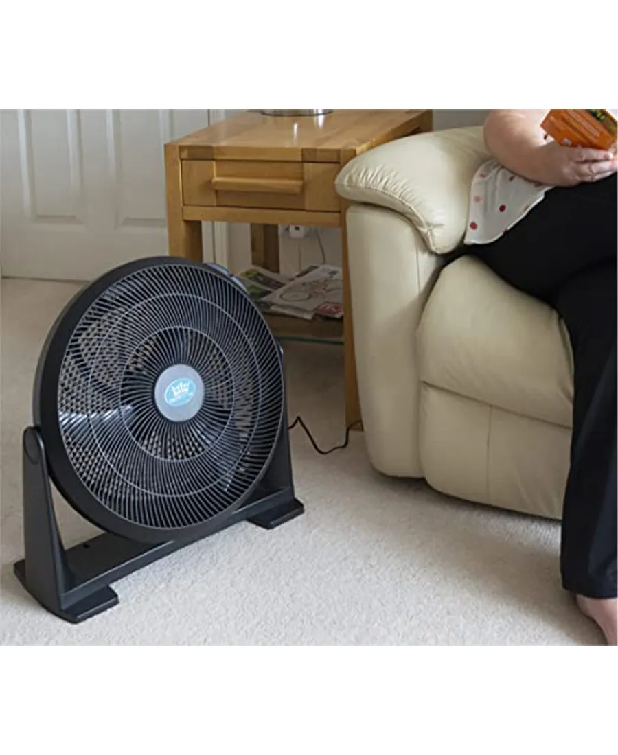 16" High-Velocity Air Circulator Fan with 3 Speeds | Black