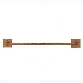 18‚Ä≥ Hand Hammered Copper Towel Bar