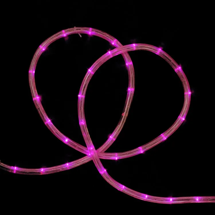 18' Pink LED Outdoor Christmas Rope Lights