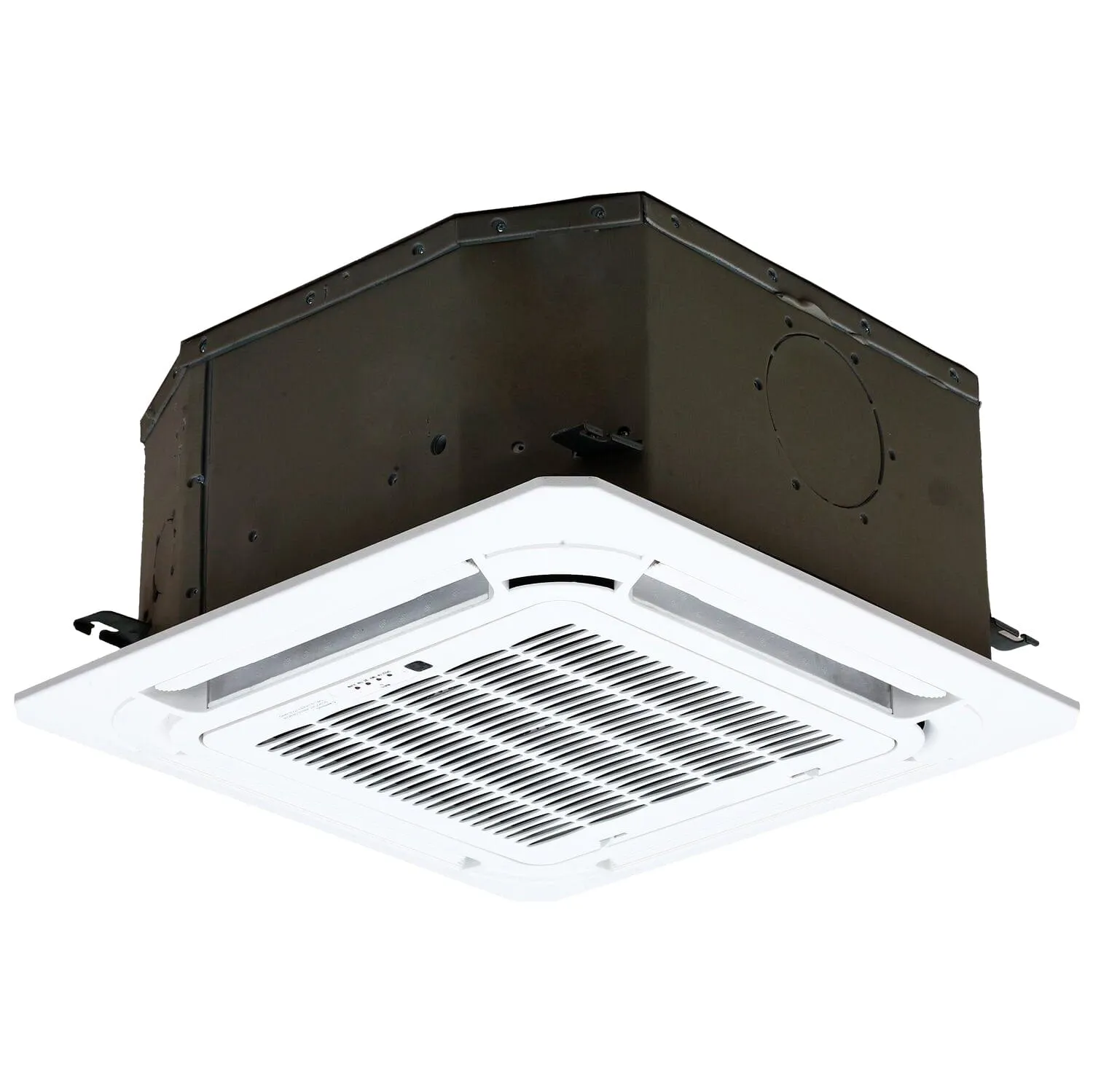 3-Zone Klimaire 20.8 SEER2 Multi Split Ceiling Cassette Ducted Recessed Air Conditoner Heat Pump System 18 18 24