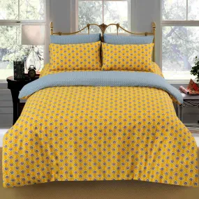 6 PCs Duvet Cover Set Blooming Flowers