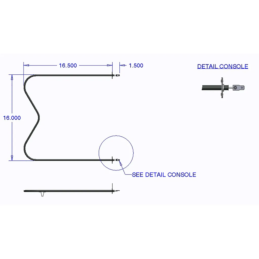 7515 Bake Element Gaffers and Sattler Magic Chef Maytag Roper and Whirlpool 2400W 250V