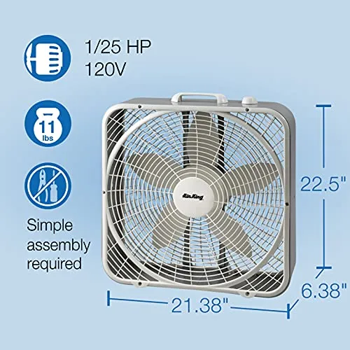 Air King 9723 20-Inch 3-Speed Box Fan