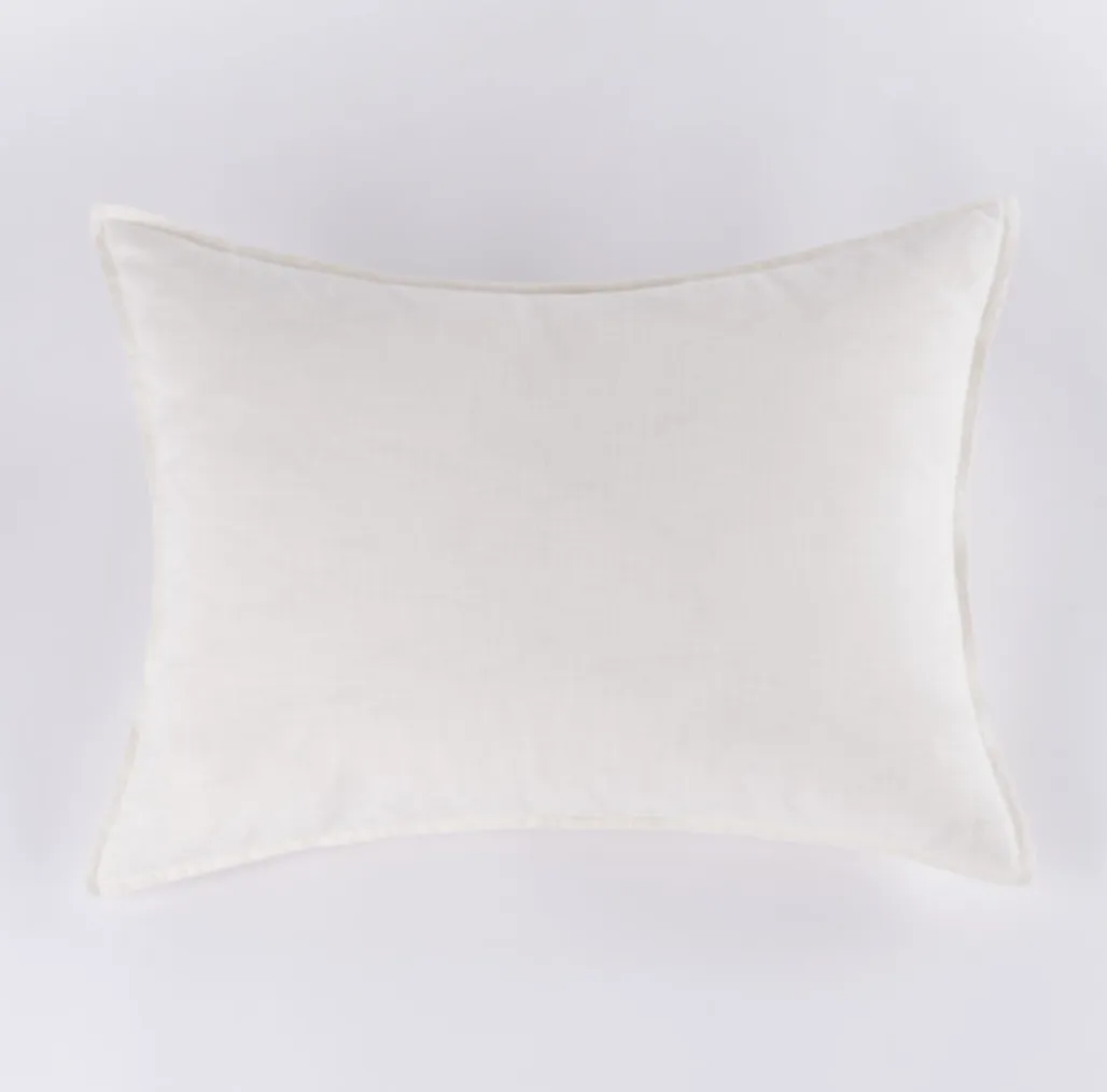 Baker Sham, Broken White, 2 Sizes