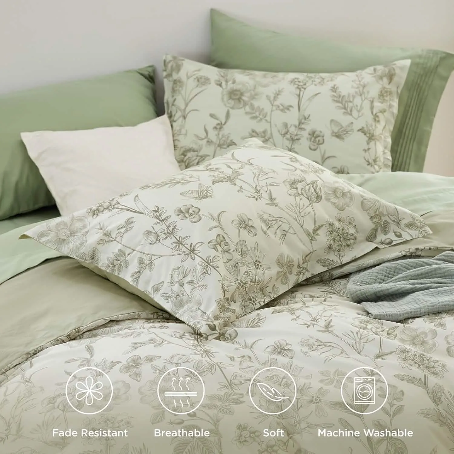 Bedsure Ultimate Comfort With Stylish Design Desert Sage