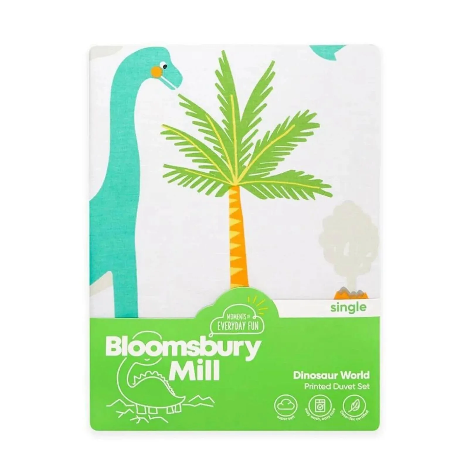 Bloomsbury Mill - Dinosaur World - Single Duvet Set