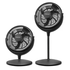 Brentwood Kool Zone F-1221B 3-Speed 12-Inch High Velocity Air Circulator Fan, Black