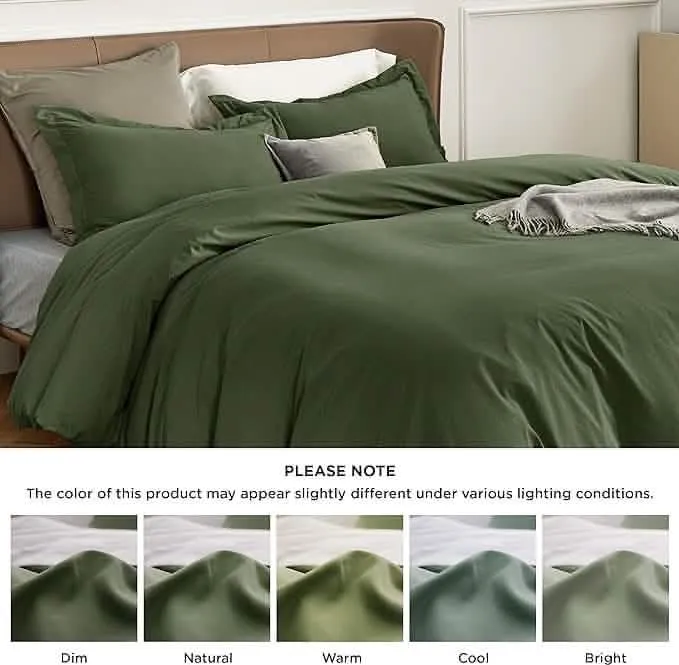 Brushed Microfiber Duvet Cover Sets With Fitted Sheet