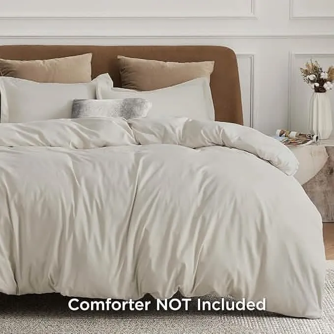 Brushed Microfiber Duvet Cover Sets With Fitted Sheet