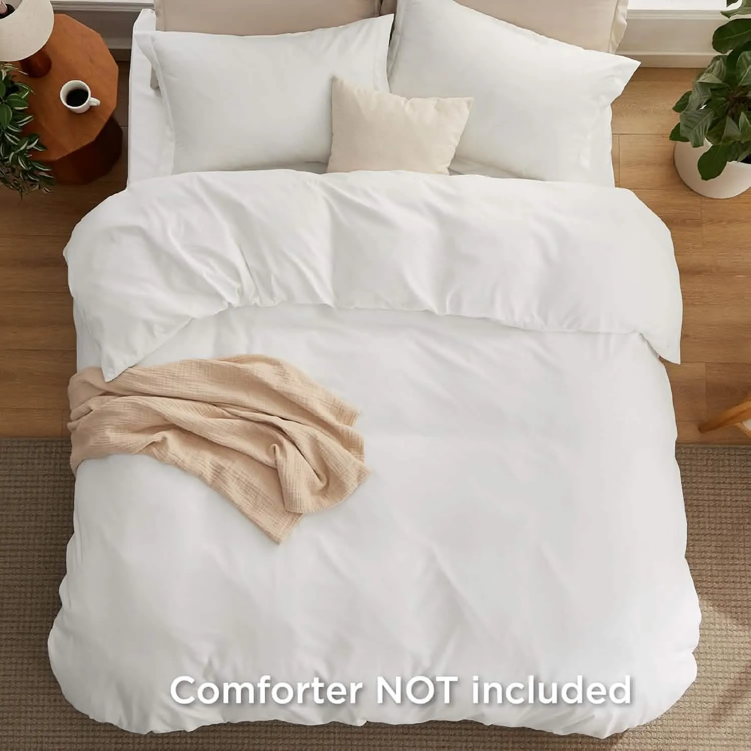 Brushed Microfiber Duvet Cover Sets With Fitted Sheet