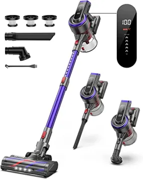 BuTure Cordless Vacuum Cleaner, 33 Kpa Powerful Stick Vacuum