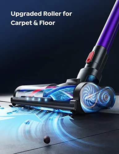 BuTure Cordless Vacuum Cleaner, 33 Kpa Powerful Stick Vacuum