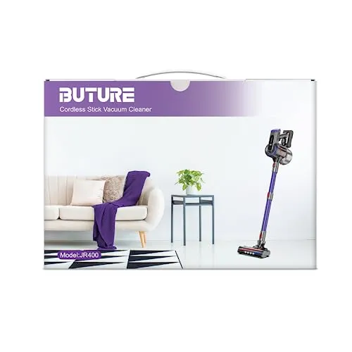 BuTure Cordless Vacuum Cleaner, 33 Kpa Powerful Stick Vacuum