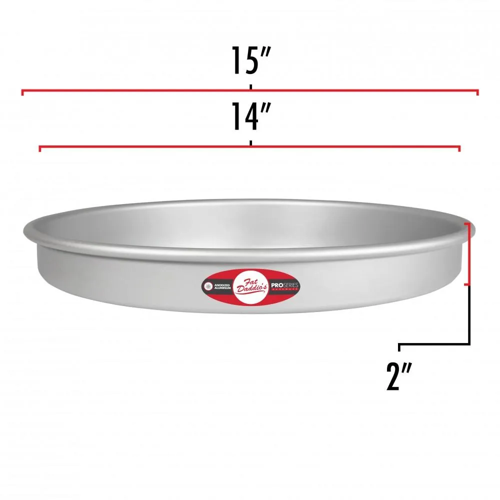 Cake Pan 14x2 Fixed Bottom