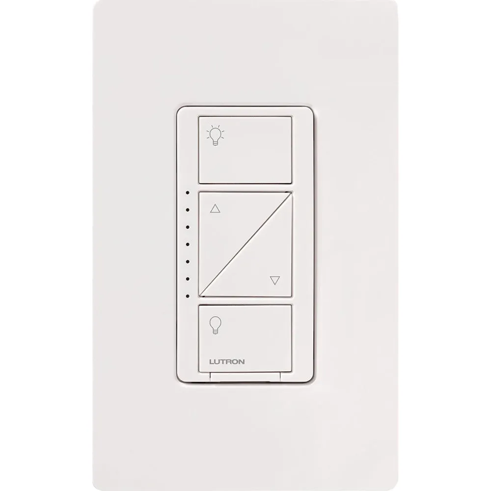 Caseta Wireless Smart LED Dimmer Switch, 3-Way/Multi-Location, White