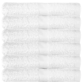 Cheap White Bath Towels Budget Quality 320 gsm Pack of 12