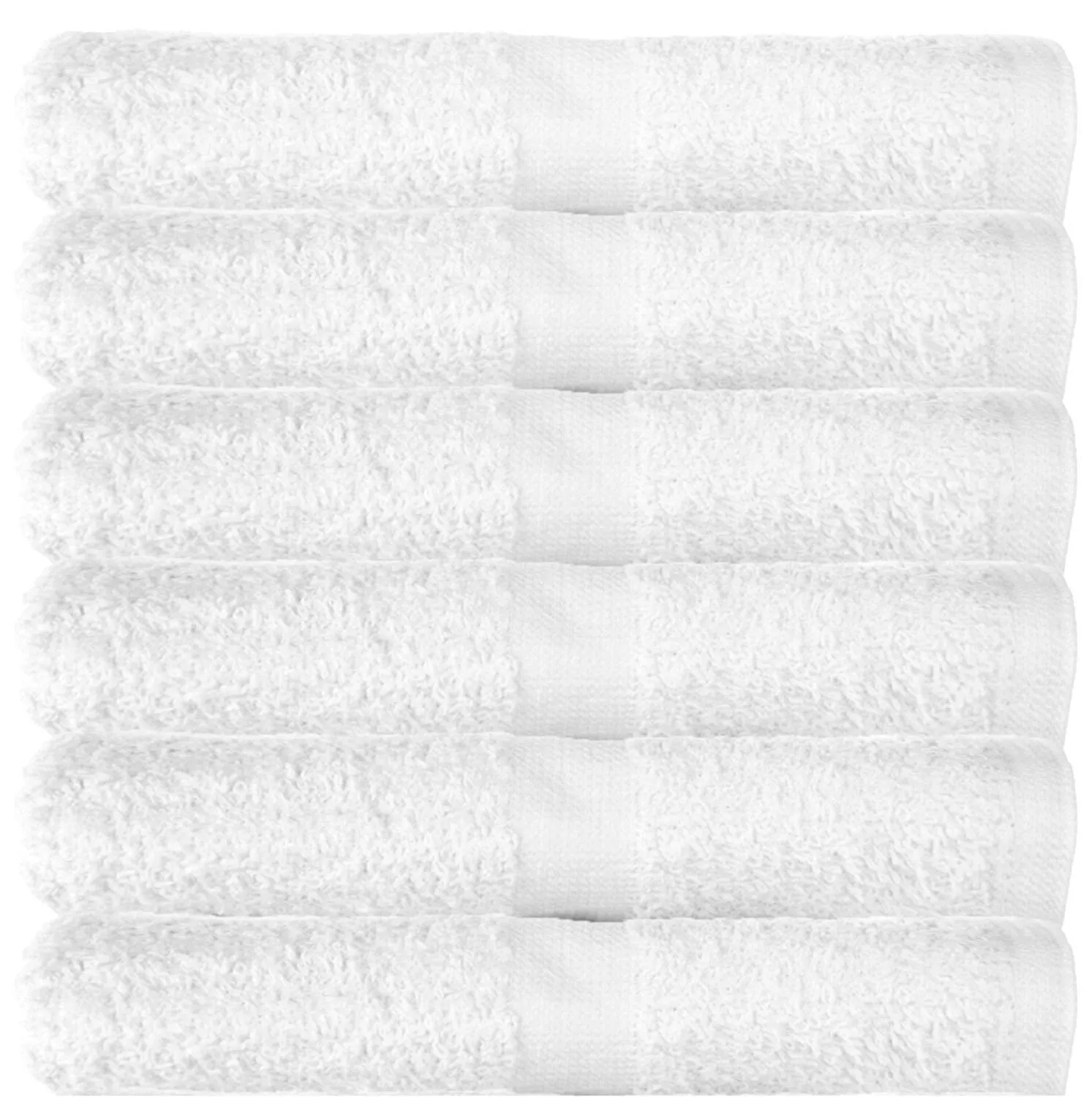 Cheap White Bath Towels Budget Quality 320 gsm Pack of 12