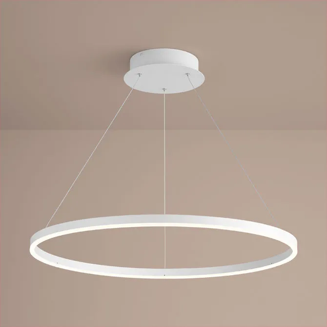 Circulo 32" Pendant - White