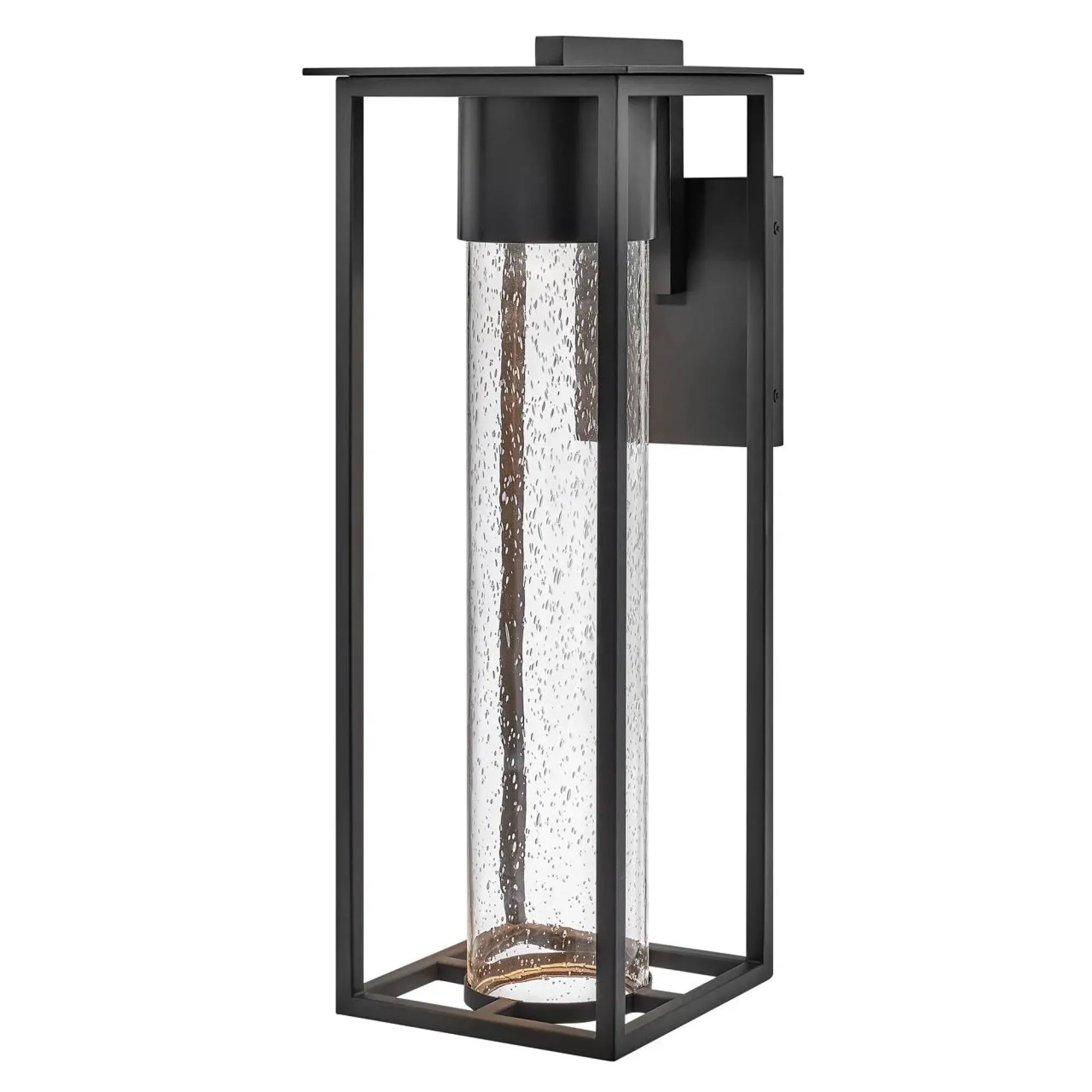 Coen Coastal Outdoor Wall Lantern - Dark Sky - Black - Large 21.5"