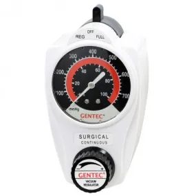 Continuous Suction Regulator - Ohmeda Back - Barb Bottom - 0-760 - Analog or Digital Display