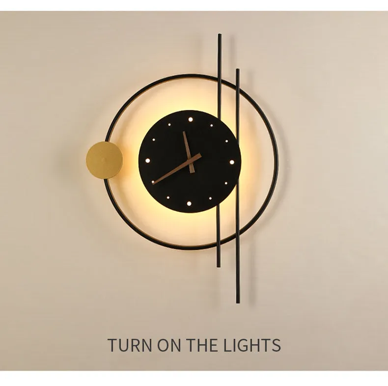 Creative LED wall clock