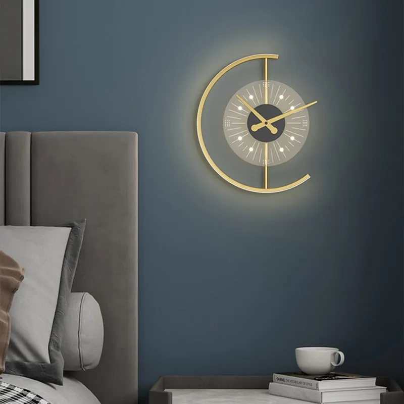 Creative LED wall clock