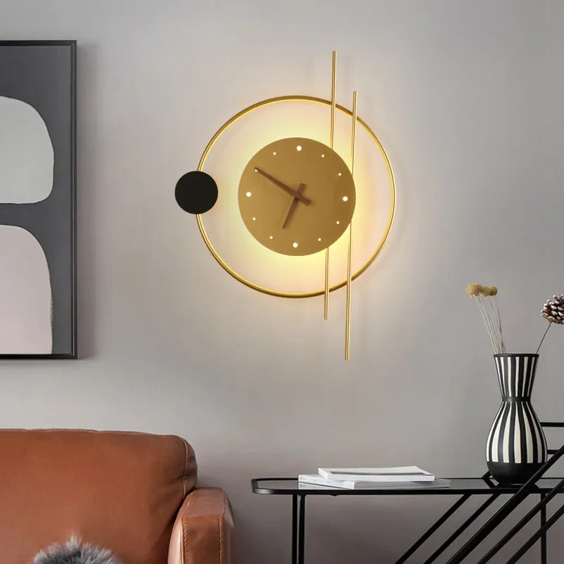 Creative LED wall clock