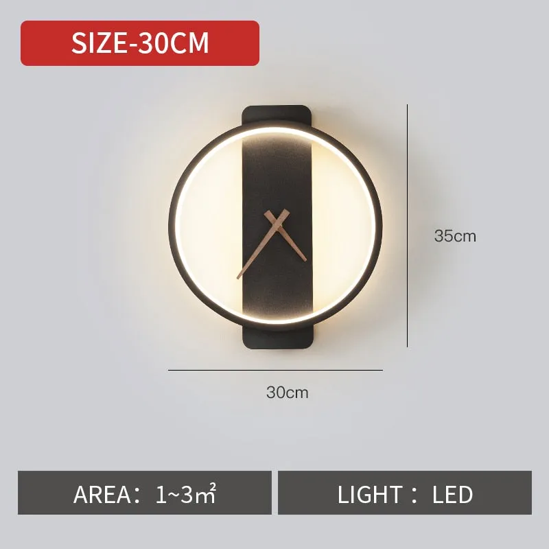 Creative LED wall clock