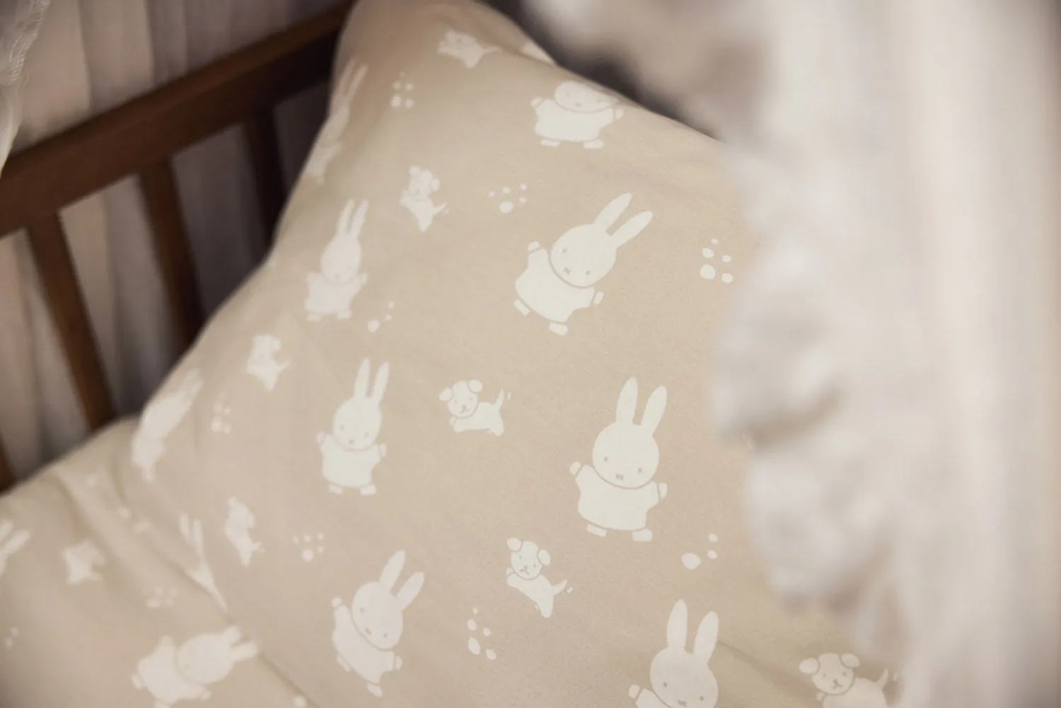 Duvet Cover Set 100x140cm Miffy  Snuffy - Nougat