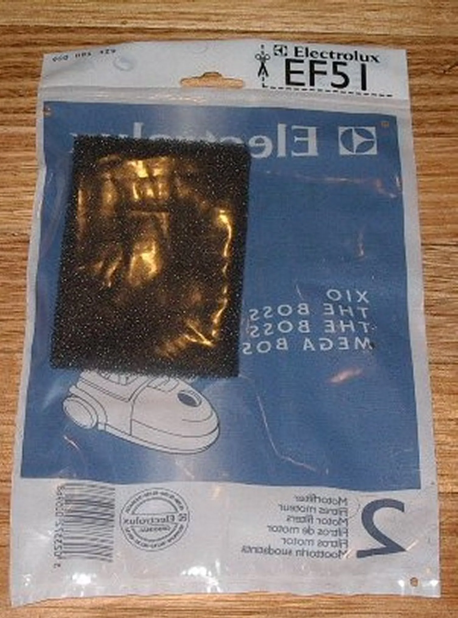 Electrolux Xio, The Boss 1015-1035 Motor Filter X2 - Part # EF51