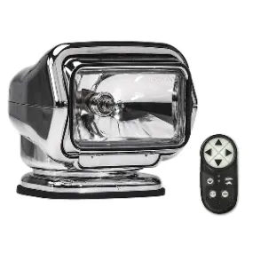 Golight Stryker ST Series Permanent Mount Chrome Halogen w/Wireless Handheld Remote [3006ST]