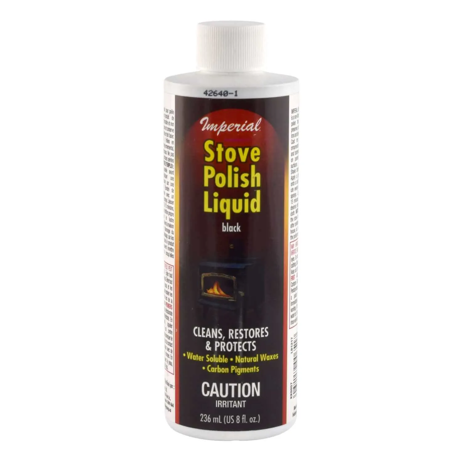 Imperial 8 fl. oz. Stove Polish Liquid - Black