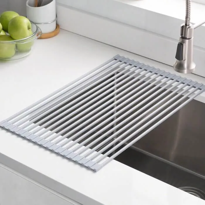 Levoite™Over the Sink Multipurpose Roll-Up Drain Tray