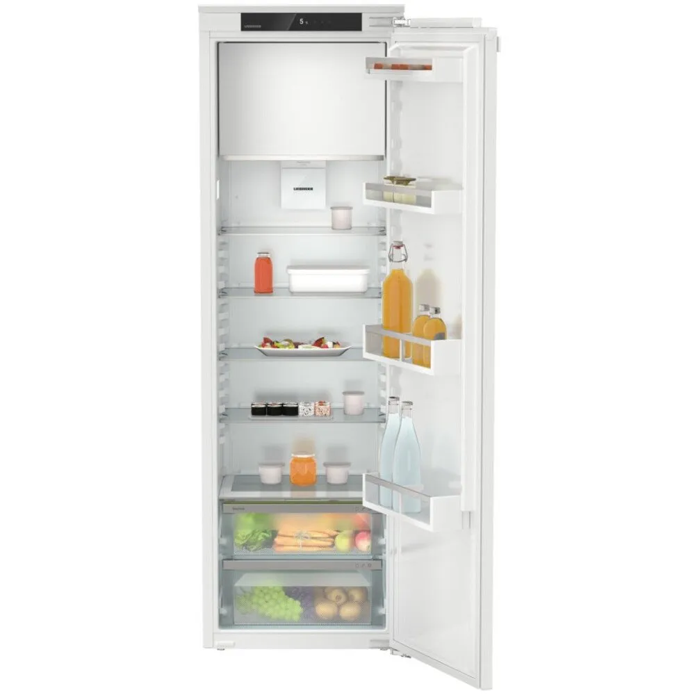 Liebherr IRe5101 Built-In Fridge with Ice Box, Fixed Hinge, Stainless Steel, E Rated