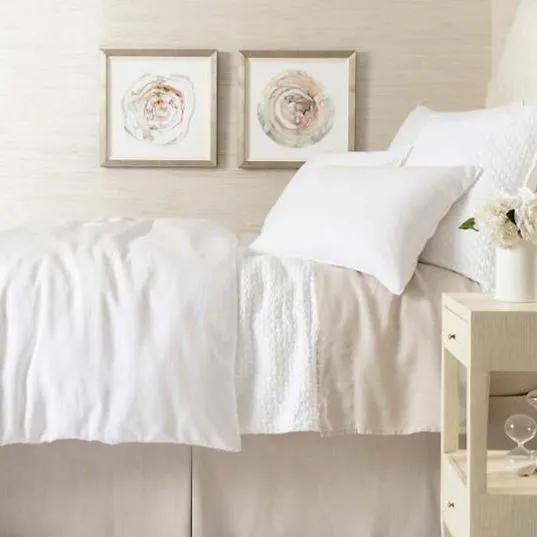 Lush Linen White Duvet Cover