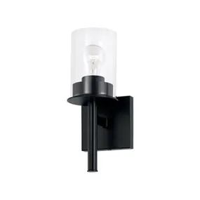 MASON 1 LIGHT SCONCE-MATTE BLACK