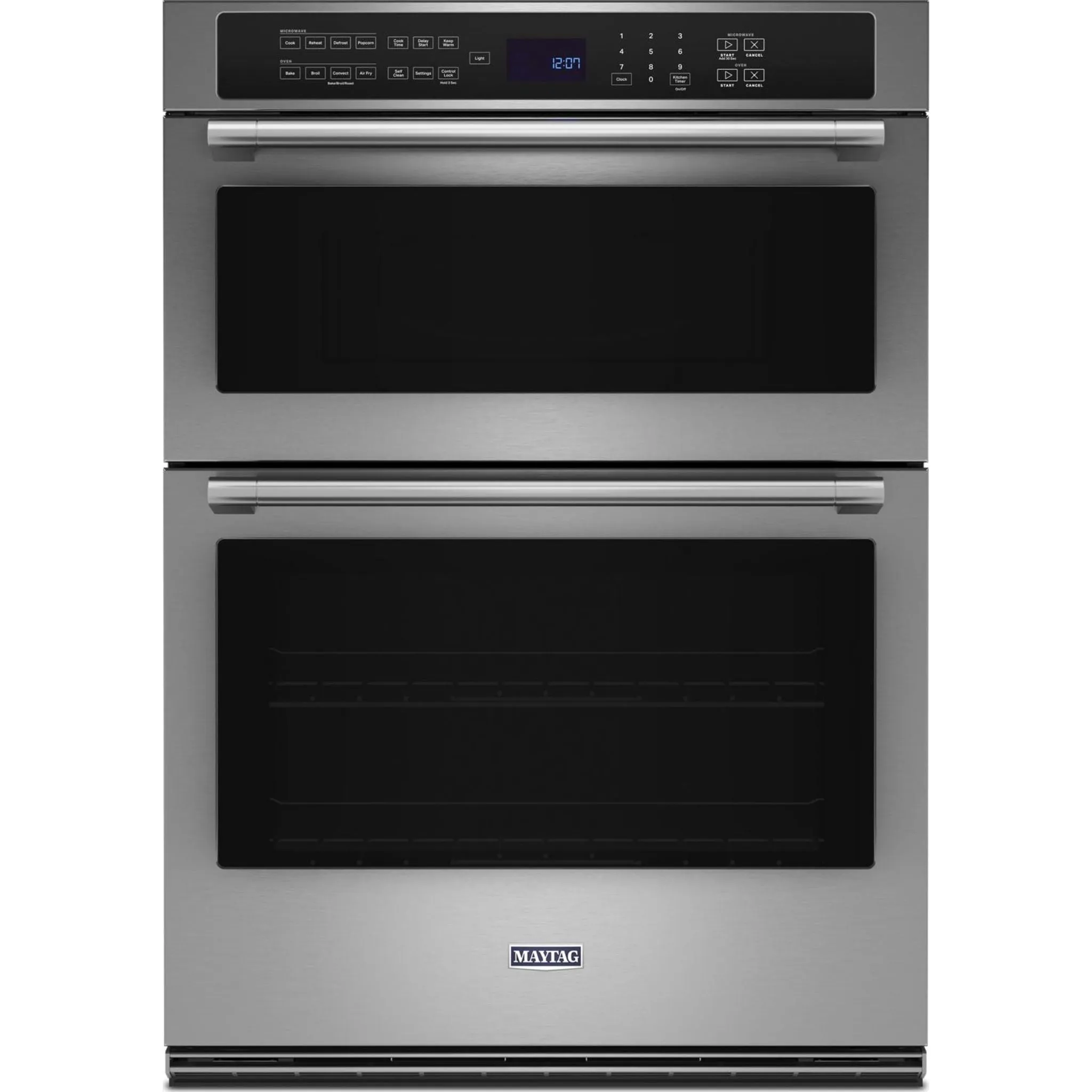 Maytag 30" Wall Oven Microwave Combo with Air Fry and Basket - 6.4 cu. ft. (MOEC6030LZ)