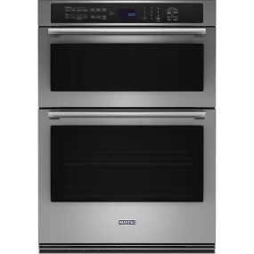 Maytag 30" Wall Oven Microwave Combo with Air Fry and Basket - 6.4 cu. ft. (MOEC6030LZ)