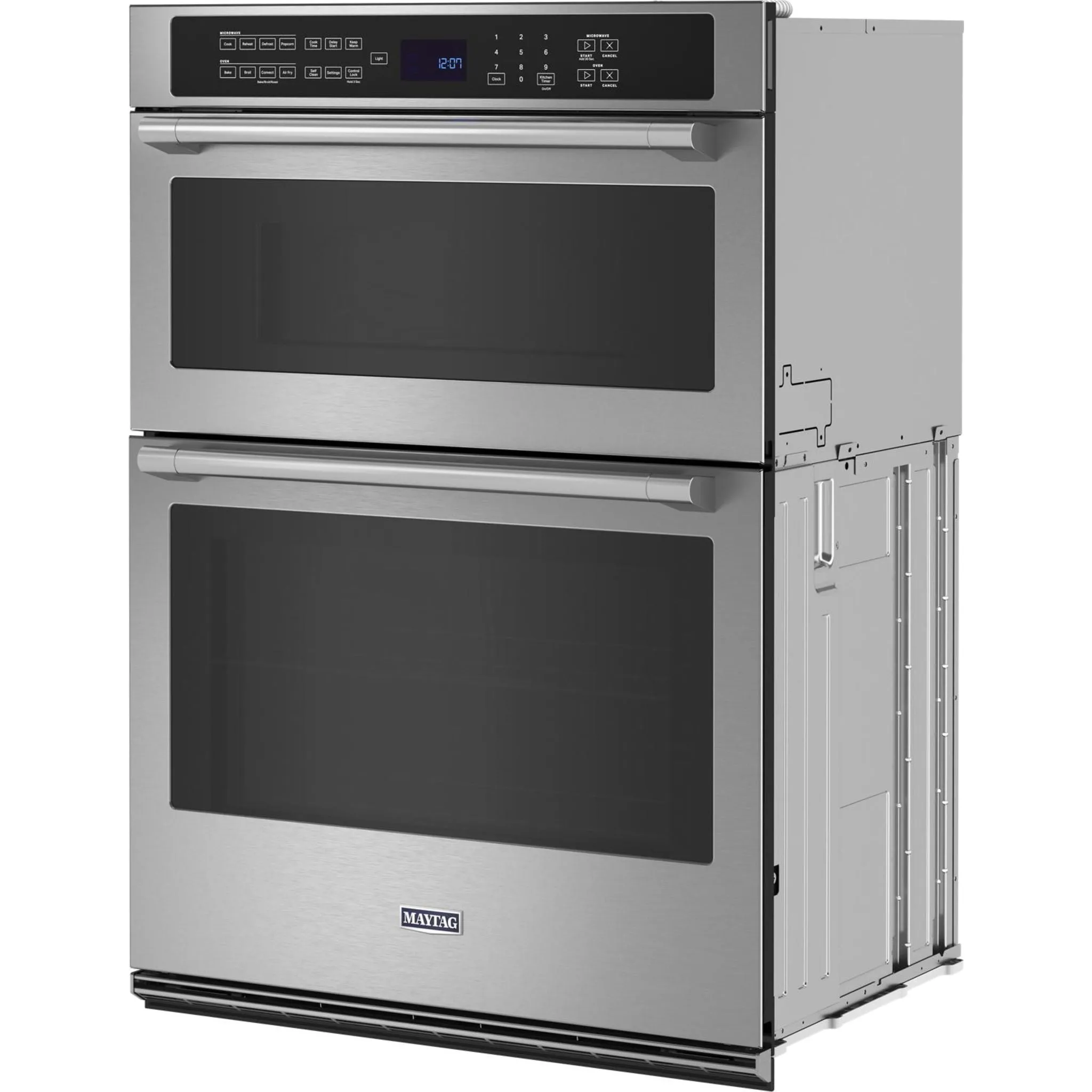 Maytag 30" Wall Oven Microwave Combo with Air Fry and Basket - 6.4 cu. ft. (MOEC6030LZ)