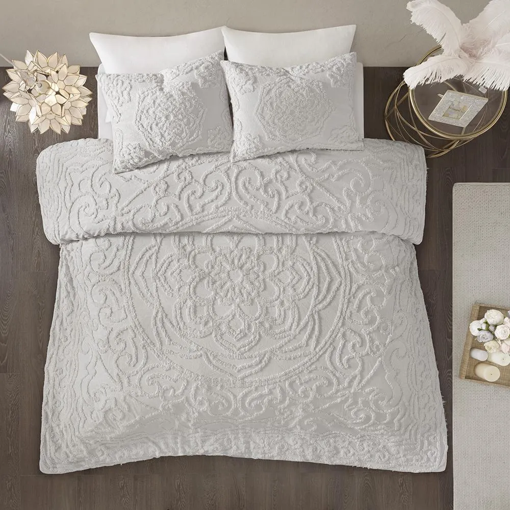 Milan | Cotton Tufted Duvet Cover Set