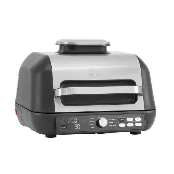 Ninja AG651UK Foodi MAX PRO Health Grill Flat Plate & Air Fryer Black