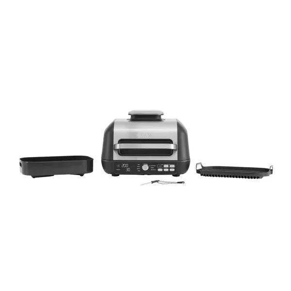 Ninja AG651UK Foodi MAX PRO Health Grill Flat Plate & Air Fryer Black