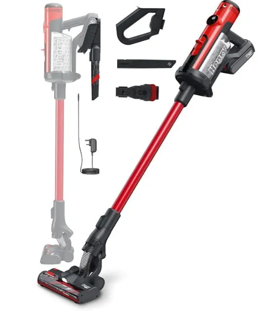 Numatic Henry Quick Cordless Bagged Stick Vacuum Cleaner - RED (NEW)