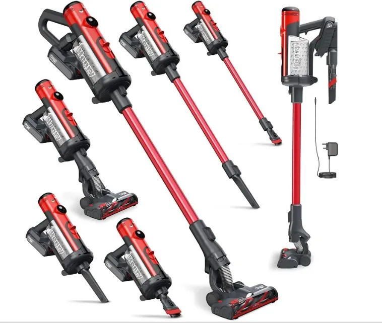 Numatic Henry Quick Cordless Bagged Stick Vacuum Cleaner - RED (NEW)