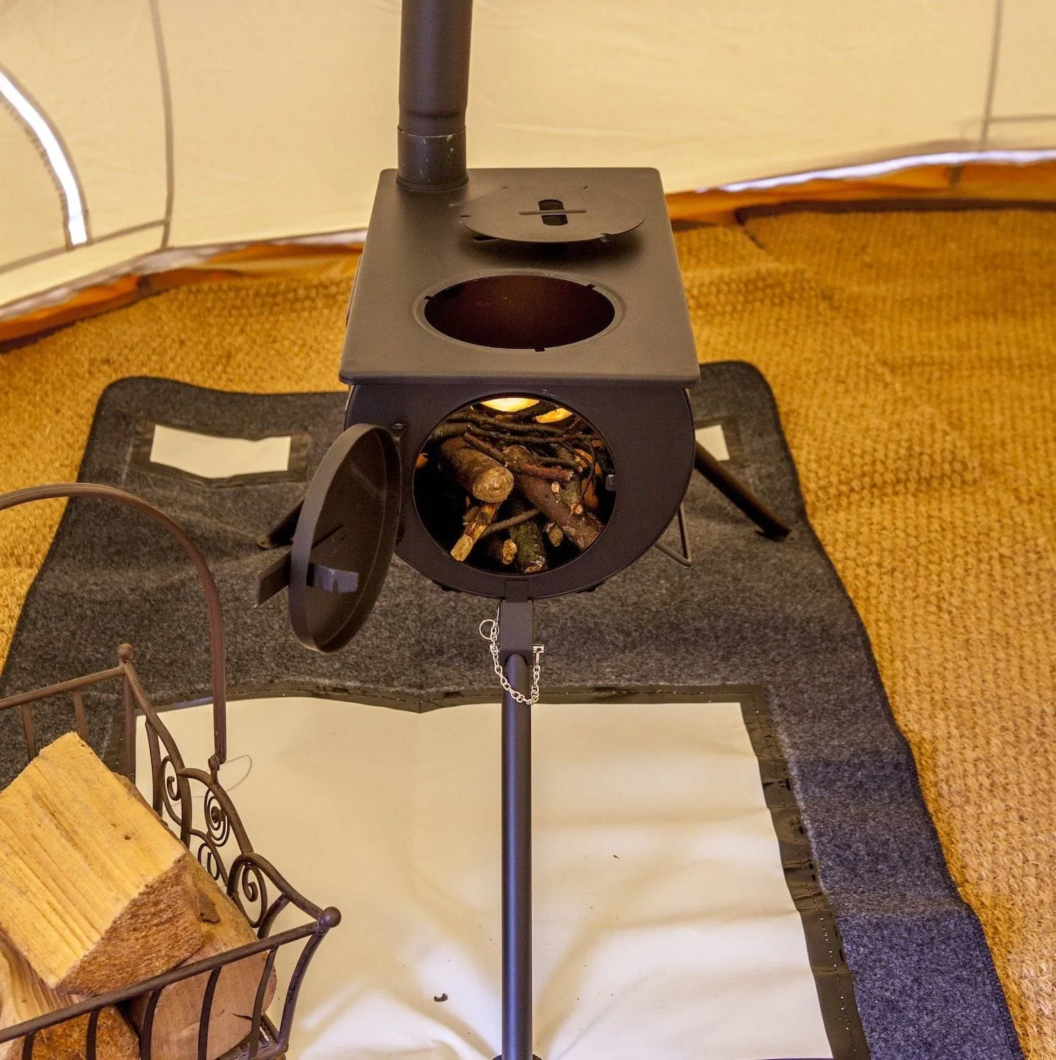 Outbacker® Pioneer Portable Tent Stove | 2.5KW 12KG | Robens Tipi Kit